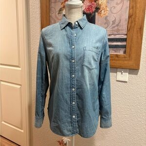 J. Crew Blue Denim Shirt